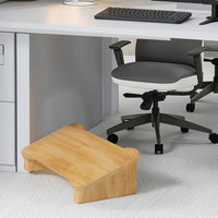 Beneath-Desk Footrest Stool Raised Under Desk Footrest Slanted Foot Stool for Computer Users