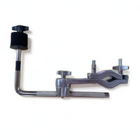 Drum Kit Extension Clamp Knurled Drum Clamp with L-Rod Adjustable Percussion Accessory for Drummers