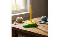 Yarn Winder with Green Fruit Base Smooth Tool Stable for Studios, Crocheters