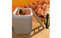 Hamster Sand Bath Box Versatile-Versatile Design Hamster Washroom with Ladder Multi-Functional Enclosed Sand Container