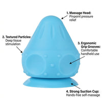 Ball for Myofascial Release, TPE Handheld Suction Muscle Relaxation Physical Tool for Athletes, 160g Portable Design