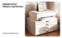 Miniature Drawer Chest Space Saving Multi-Tier Stationery Holder adaptable Use