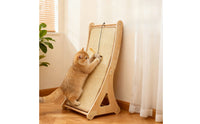 2 Pieces Replaceable Cat Scratching Pad with Frame Replacement Sisal Scratching Pad Long-Lasting Pet Supply Natural for Cats, Floor