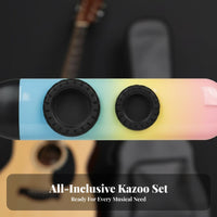 Easy to Play Kazoo With Lanyard Plastic Kazoo Lightweight for Beginners, Musicians, Performance, Music Class, Party