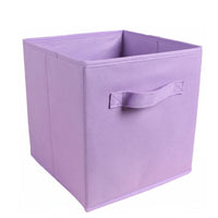 textile Storage Cube uniform Color Foldable textile Cube uncoveredtopTop for Playroom, Kids
