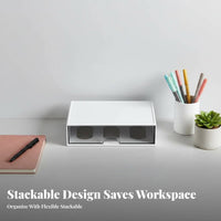 Stackable Drawer single-drawer unit Easy Organization Single Drawer Desk organizer Space Saving