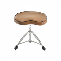 Drum Throne with Tripod Base Padded Saddle Drum Throne Stable Drummer Stool for Drummers, Home Studios