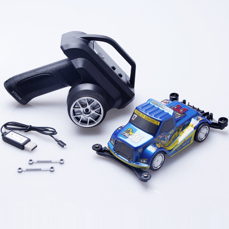 1/32 Scale Remote Control Car with Steering and Drift Capability