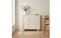 Storage Cabinet with Drawers Modern Cabinet with Drawers Sleek Drawer Chest for Living Room, Kitchen