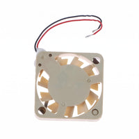 Four Mounting Holes Miniature Square Fan Beige Square Cooling Fan Compact Electronics Part Two-Wire