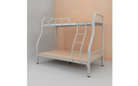 Bunk Bed Frame Space-Saving Bunk Bed Metal Furniture for Kids, Students, Shared Bedroom, Dorm Room