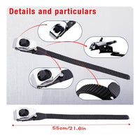 Ratcheting Adjustable Strap with Cable Ties Heavy-Duty Ratchet Strap Flexible Fastener Locking for Garage