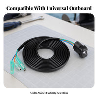 Coiled Cable Vertical Switch Assembly Shielded Connector Sleeves Single Control Switch Metal Terminals Marine Part Long-Lasting