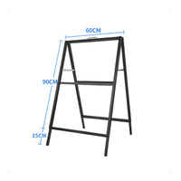 Foam Board Display Rack, Outdoor Freestanding Poster Stand, Foldable, Double-Sided, Windproof, Portable Sign Holder for Shop, Event