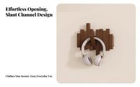 Space-Saving Musical Key Hanger Creative Design Musical Key Hook Multi-Purpose Coat Rack Foldable holders for Music Lovers, Apartment Dwellers, Entryway, Hallway, Behind the Door, Living Room