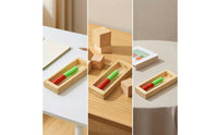 Wooden Abacus with Colored Beads Educational One Row Counting Frame Wooden Abacus Early Learning Math Toy Colorful for Children
