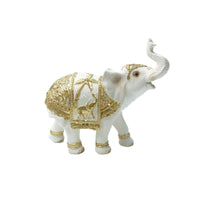 Resin Carved Lucky Elephant Figurine for Housewarming and Business Gifts