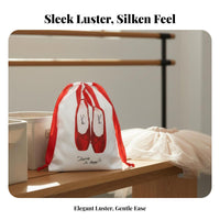 Portable Ballet Shoe Bag Travel-Friendly Pointe Shoe Bag Stylish Design for Children, Ballerinas