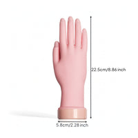 Silicone Practice Hand Reusable Nail Practice Hand Compact for Home