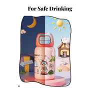 Smart Temperature Display Child S Insulated Water Bottle Hot and Cold Insulation Double-Spout Child S Insulated Bottle Leak-Proof