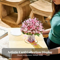 Intricate Design multi-dimensional spring-up Card Keepsake Quality spring-up Papercraft Includes Envelope for Friends, partners, Anniversaries, special events