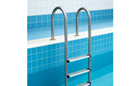 Three-Step Pool Ladder Stainless Steel Pool Entry Ladder Anti-Slip for Contractors, in-Ground Pools, Spas