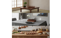 Temaki Hand Roll Holder U-Shaped Hand Roll Holder Sushi Stand with Slots Food-Safe Platter Eco-Friendly for Home Chefs