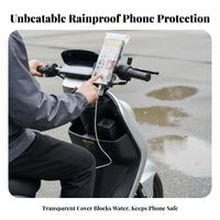 Touchscreen Compatible Rainproof Ph Single Case Charging Port Entry Waterproof Two-Wheeler Ph Single Mount Long-Lasting for Delivery Riders