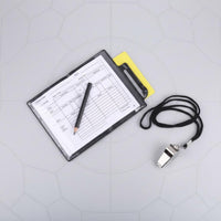 Writing Instrument Included Caution and Dismissal Card Card Set Note Paper Referee Warning Cards Leather Case Football Referee Card Wallet Portable for Referees