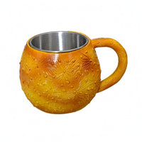 Raised Texture Ceramic Mug One Handle Textured Mug