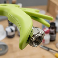 Spray Pen Holder Threaded Metal Connector Airbrush Holder Spray Pen Stand Plastic Tool Rest Cutout Openings