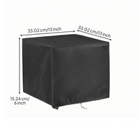 Black Camp Cooktop Cover Rectangular Gas Burner Cover Full Coverage Outdoor Gear Zippered for Camping