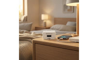 2.1A USB Wall Outlet Module Compact USB-A Charging Port Module White Electrical Accessory