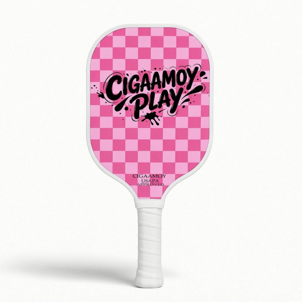 Lightweight Pickleball Paddle with Wrapped Grip Long-Lasting Paddle with Non Slip Grip Ergonomic Pickleball Overgrip Soft for Beginners, Families, Outdoor Games, Weekend Recreation
