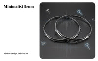 Consistent Tuning 14 Inch 10 Hole Die-Cast Hoop Heavy Duty 14 Inch Aluminum Drum Rim Easy Installation 10 Hole Drum Rim Sturdy for Drummers, Percussionists, Musicians, Music Practice, Live Performance, Band Rehearsal, Studio Recording