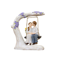 Resin Couple Swing Figurine for Home Decor