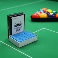 144 Pieces Oily Formula Pool Cue Chalk Non-Flaking Cue Tip Chalk Even Application Billiards Accessory Minimizes Miscues for Commercial Use