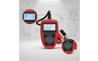 Handheld 12V Battery Tester with Alligator Clips Compact Battery Analyzer with Alligator Clips Digital Vehicle Tool for Mechanics
