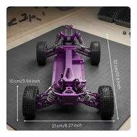1/12 Scale RC Chassis Frame Easy Installation Metal RC Car Chassis Pre-Assembled 1/12 Scale Car Frame Kit for Rough Terrain