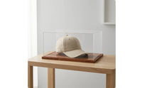 Baseball Cap Display Case Transparent Baseball Cap Display Box No Assembly Required for Collectors, Shelf