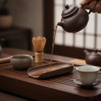 Walnut Tea Serving Board Smooth Wooden Serving Tray Simple for Hosts
