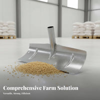 Manure Rake Head Versatile Grain Spreading Rake Head Manganese Steel Scraper Blade Wear Resistant Winter Pusher Blade