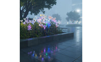 Solar Fiber Light Auto on Deactivate Outdoor Lighting Color Changing