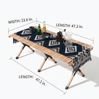 Picnic Blanket and Camping Mat for Outdoor Decor, Geometric Jacquard Camping Blanket, 160x40cm Indoor and Outdoor Beach Blanket, 1 Pack