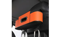 Car Backseat Storage Organizer Multifunction Back Organizer Multifunctional Automotive Tissue Dispenser Holder for Road Trip