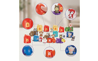20 Pieces Educational Animal Matching Toy Colorful Number Matching Toy Learning Interactive for Toddlers, Playroom, Preschool