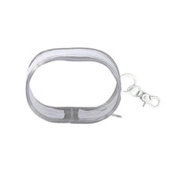 Transparent Cables Organizer Storage Compartment-Saving Storage Pouch Versatile Portable Electronics Organizer for Commuters, Handbag, Backpack