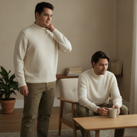 Women's Soft Knitted Turtleneck Base Layer Sweater Long Sleeve Solid Color