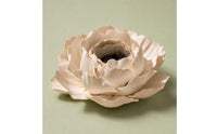 Flower-Shaped Scent Holder Layered Petal Ceramic Flower Burner Textured Ceramic Scent Holder