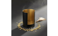 Light Luxury Design Black and Gold Candle Stand Decorative Accent Modern Metal Candle Holder for Study Room, Showroom, Dining Table